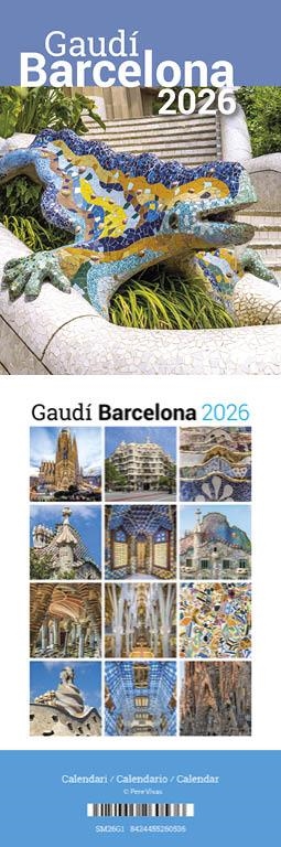 CALENDARIO 2026 ST MINI (9X12 CM) GAUDÍ-1 (DRAC) | 8424455260536