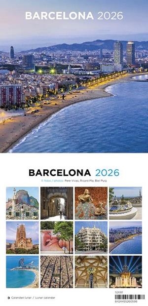 CALENDARIO 2026 ST (14X15 CM) BARCELONA-1 | 8424455260598