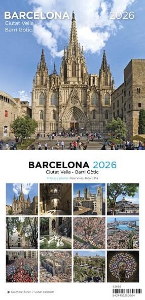 CALENDARIO 2026 ST (14X15 CM) BARCELONA 2 (CIUTAT VELLA) | 8424455260604