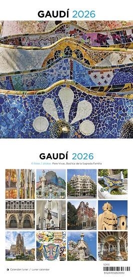 CALENDARIO 2026 ST (14X15 CM) GAUDÍ | 8424455260680