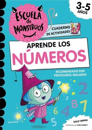 ESCUELA DE MONSTRUOS. CUADERNO DE ACTIVIDADES - APRENDE LOS NÚMEROS | 9788419085894 | RIPPIN, SALLY