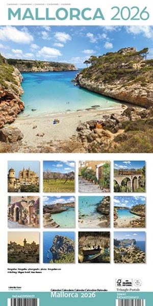 CAL.2026 PARET 16X16CM MALLORCA PLATJA | 8424455260413 | TRIANGLE