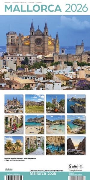 CAL.2026 PARET 16X16CM MALLORCA PALMA | 8424455260420 | TRIANGLE