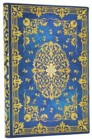 SILK SKY (GUIDING STAR) MINI UNLINED HARDCOVER JOURNAL (ELASTIC BAND CLOSURE). | 9780349713465 | PAPERBLANKS.