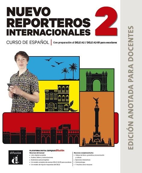 NUEVO REPORTEROS INTERNACIONALES 2 ED.ANOTADA PARA DOCENTES | 9788411573580 | SELVAS, CRISTIAN/SERFATY, CLARA