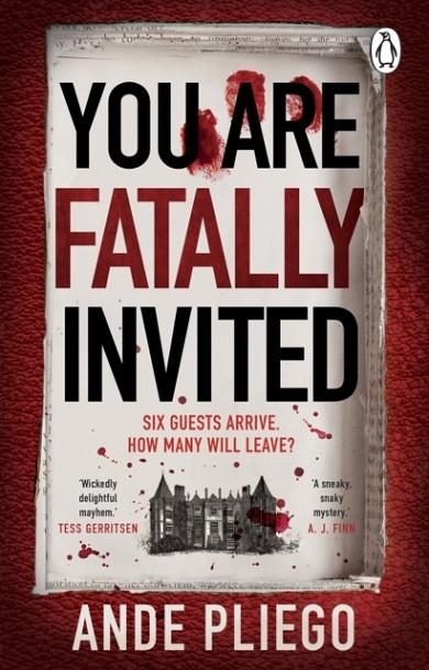 YOU ARE FATALLY INVITED | 9781804993927 | ANDE PLIEGO