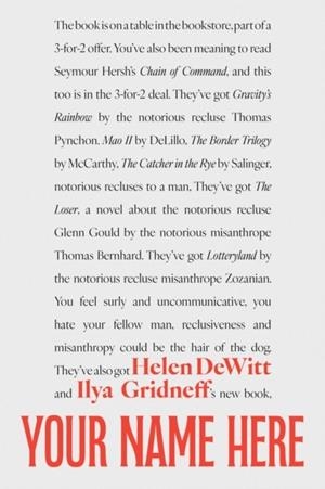 YOUR NAME HERE | 9781628976267 | HELEN DEWITT