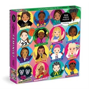 LITTLE FEMINIST: MODERN ICONS 500 PIECE FAMILY PUZZLE | 9780735387669 | MUDPUPPY