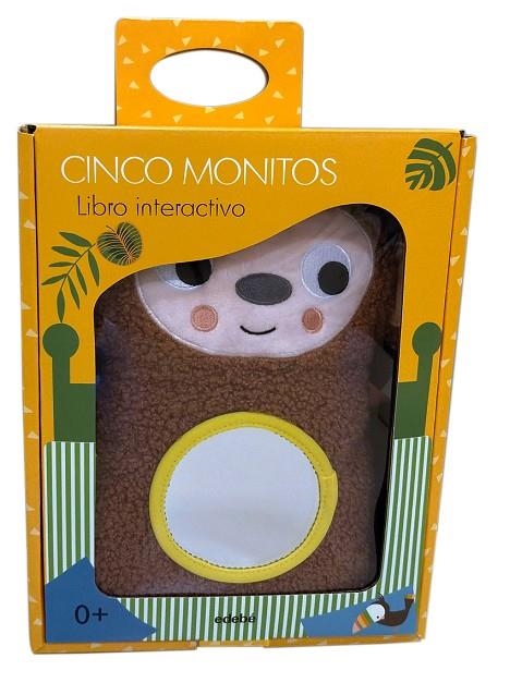 CINCO MONITOS (LIBRO INTERACTIVO PARA BEBÉS) | 9788468373577