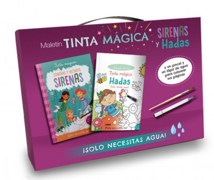 MALETÍN TINTA MÁGICA: SIRENAS Y HADAS | 9788468369730
