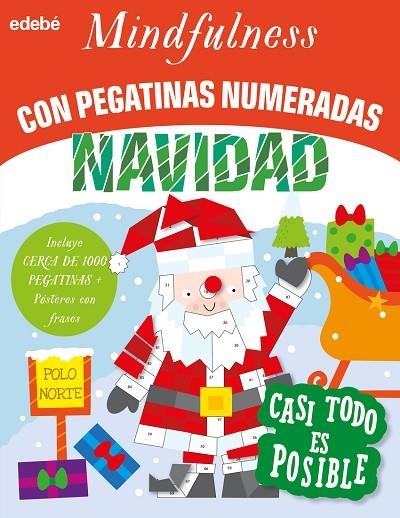 MINDFULNESS CON PEGATINAS NUMERADAS: NAVIDAD | 9788468370811