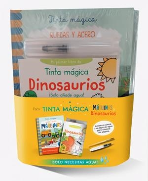 PACK TINTA MÁGICA: MÁQUINAS Y DINOSAURIOS | 9788468374055