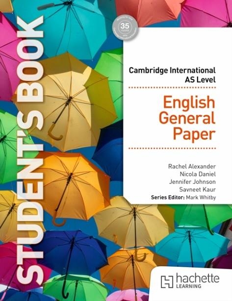 CAMBRIDGE INTERNATIONAL AS ENGLISH GENERAL PAPER | 9781036019143 | RACHEL ALEXANDER