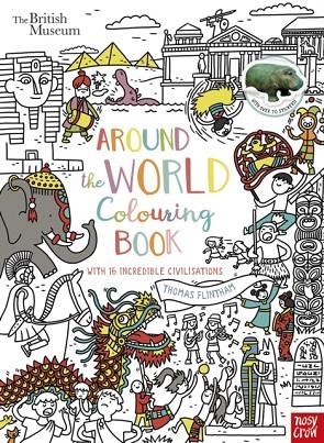 BRITISH MUSEUM: AROUND THE WORLD COLOURING BOOK | 9781788000000 | THOMAS FLINTHAM