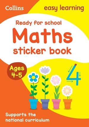 READY FOR SCHOOL: MATHS STICKER BOOK AGES 4-5 | 9780008775339 | COLLINS EASY LEARNING