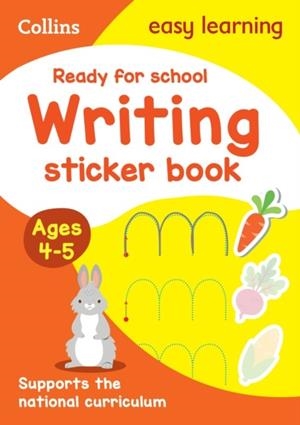 READY FOR SCHOOL: WRITING STICKER BOOK AGES 4-5 | 9780008775315 | COLLINS EASY LEARNING
