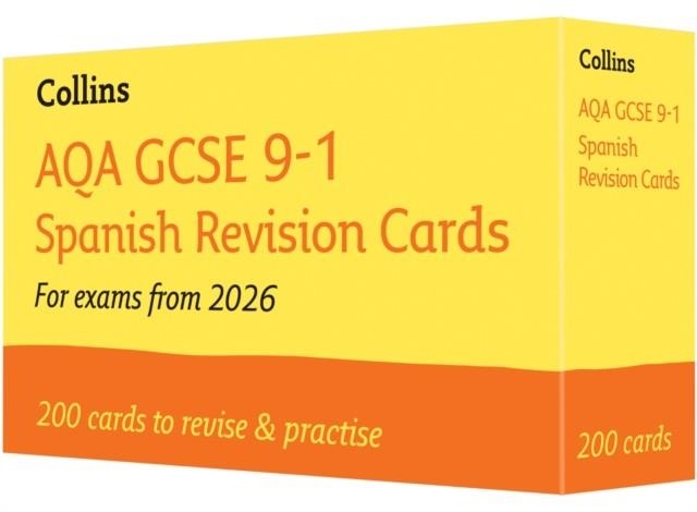 AQA GCSE 9-1 SPANISH VOCABULARY REVISION CARDS 2ND | 9780008783440 | COLLINS GCSE