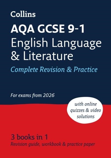 AQA GCSE 9-1 ENGLISH LANGUAGE AND LITERATURE COMPLETE REVISION & PRACTICE 3RD | 9780008784621 | COLLINS GCSE