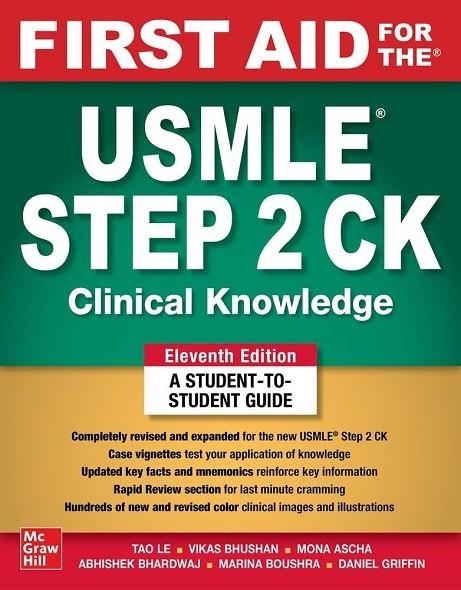 FIRST AID FOR THE USMLE STEP 2 CK ELEVENTH EDITION | 9781264855100