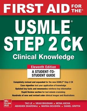 FIRST AID FOR THE USMLE STEP 2 CK ELEVENTH EDITION | 9781264855100