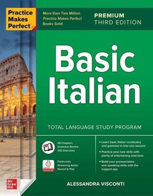 PRACTICE MAKES PERFECT BASIC ITALIAN PREMIUM THIRD EDITION | 9781264807802