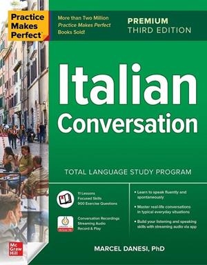 PRACTICE MAKES PERFECT ITALIAN CONVERSATION, PREMIUM THIRD | 9781264807345