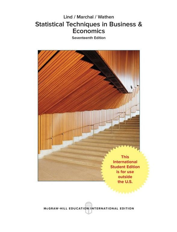 STATISTICAL TECHNIQUES IN BUSINESS AND ECONOMICS | 9781259921803