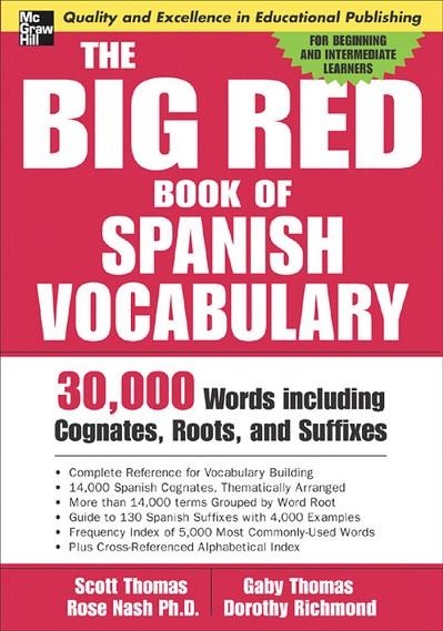 THE BIG RED BOOK OF SPANISH VOCABULARY | 9780071447256