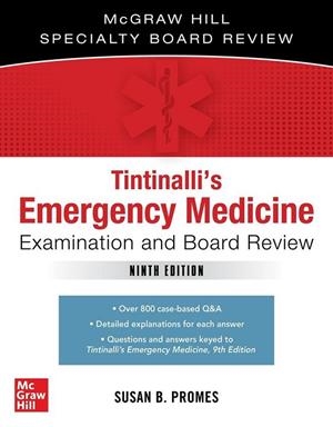 TINTINALLIS EMERGENCY MEDICINE EXAMINATION AND BOARD REVIEW | 9781260025941