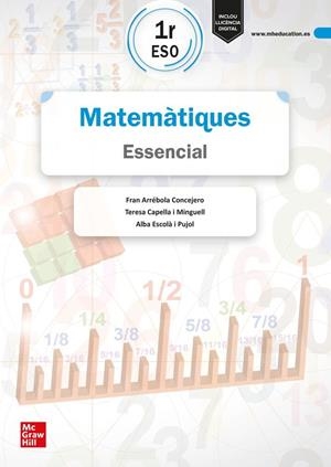 MATEMATIQUES 1§ESO ESSENCIAL CATALAN 25 | 9788448646028