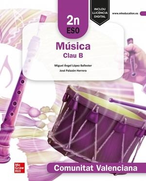 MUSICA CLAU B 2§ESO VALENCIANA 25 | 9788448647896