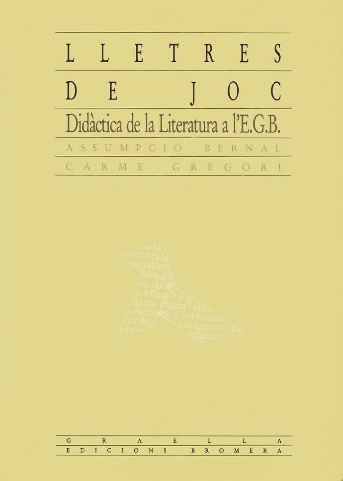 LLETRES DE JOC | 9788476600160 | CARME GREGORI