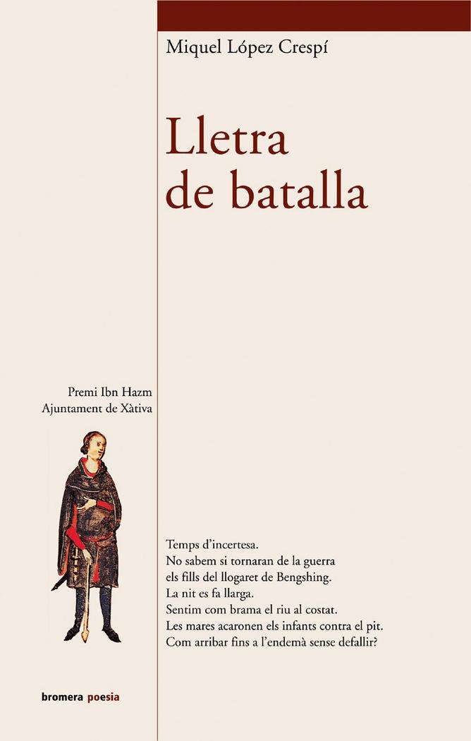 LLETRA DE BATALLA | 9788476609705 | MIQUEL LOPEZ CRESPI