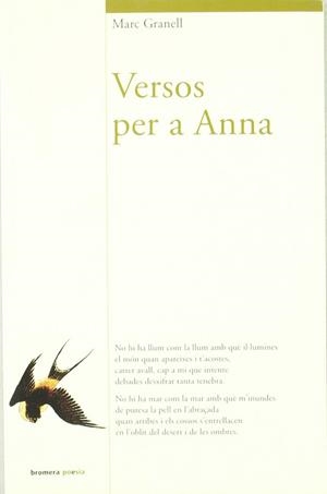 VERSOS PER A ANNA (NOU FORMAT) | 9788476607862 | MARC GRANELL