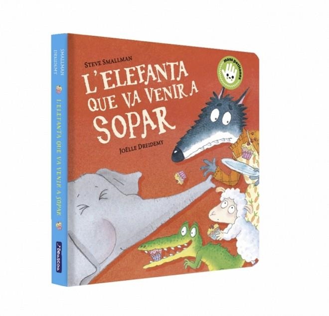 L'ELEFANTA QUE VA VENIR A SOPAR (L'OVELLETA QUE VA VENIR A SOPAR. LLIBRE DE CARTRÓ) | 9788448869922 | STEVE SMALLMAN