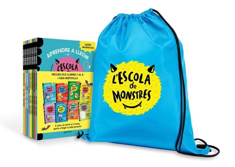 APRENDRE A LLEGIR A L'ESCOLA DE MONSTRES - PACK AMB ELS LLIBRES 1-8 (INCLOU UN REGAL!) | 9788410395749 | SALLY RIPPIN
