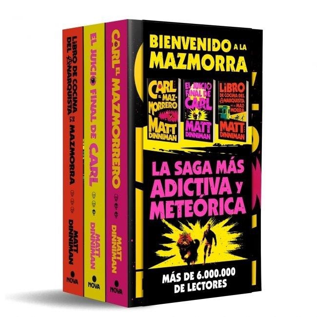 PACK BIENVENIDO A LA MAZMORRA (CARL EL MAZMORRERO | EL JUICIO FINAL DE CARL | EL LIBRO DE COCINA DEL ANARQUISTA) (CARL EL MAZMORRERO) | 9788410466524 | MATT DINNIMAN