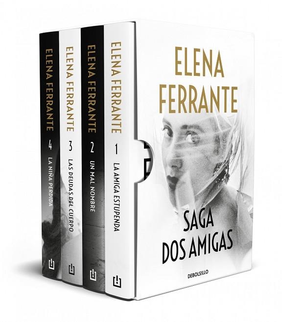 SAGA DOS AMIGAS (LA AMIGA ESTUPENDA | UN MAL NOMBRE | LAS DEUDAS DEL CUERPO | LA NIÑA PERDIDA) | 9788466357913 | ELENA FERRANTE