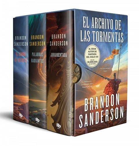 EL ARCHIVO DE LAS TORMENTAS (ESTUCHE CON: EL CAMINO DE LOS REYES | PALABRAS RADIANTES | JURAMENTADA) | 9788413149615 | BRANDON SANDERSON