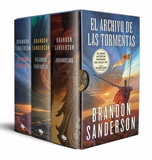 EL ARCHIVO DE LAS TORMENTAS (ESTUCHE CON: EL CAMINO DE LOS REYES | PALABRAS RADIANTES | JURAMENTADA) | 9788413149615 | BRANDON SANDERSON