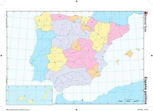 MM. ESPAÑA POLÍTICO (COLOR)(25 unid.) | 9788430769865