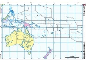 MM. OCEANÍA POLÍTICA (COLOR) (25 unid.) | 9788430769940