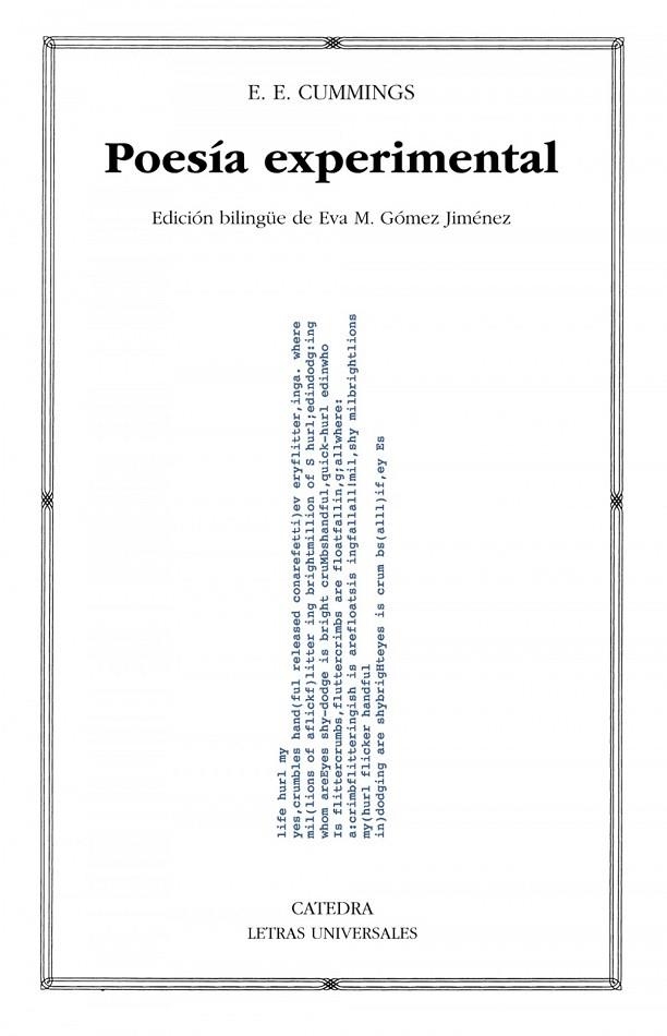 POESÍA EXPERIMENTAL | 9788437645698 | E.E. CUMMINGS