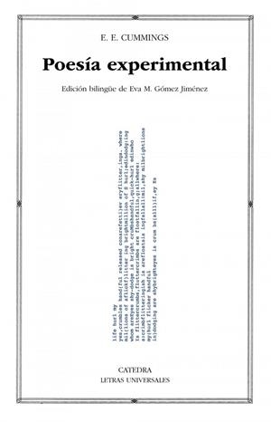 POESÍA EXPERIMENTAL | 9788437645698 | E.E. CUMMINGS