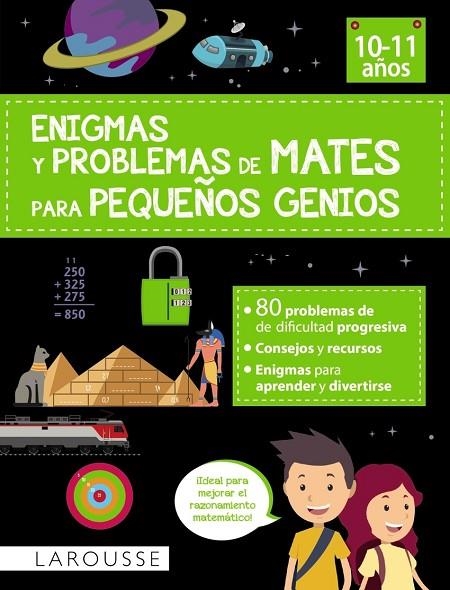 ENIGMAS Y PROBLEMAS DE MATES PARA PEQUEÑOS GENIOS (10-11 AÑOS) | 9788419436771