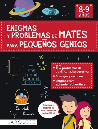 ENIGMAS Y PROBLEMAS DE MATES PARA PEQUEÑOS GENIOS (8-9 AÑOS) | 9788418882906