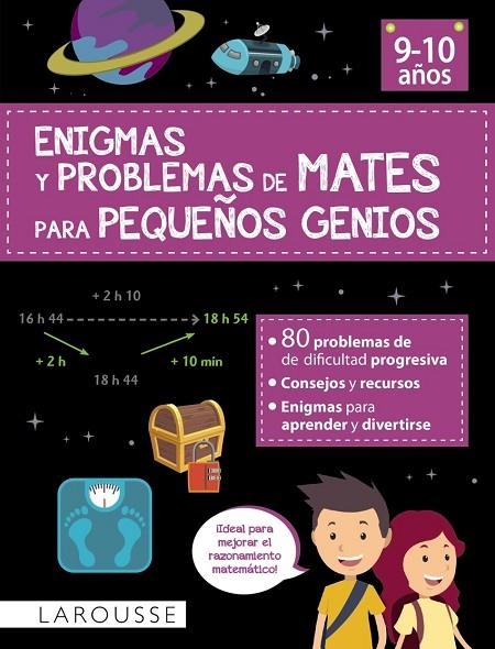 ENIGMAS Y PROBLEMAS DE MATES PARA PEQUEÑOS GENIOS (9-10 AÑOS) | 9788419436757