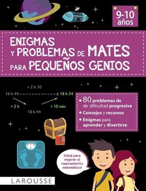 ENIGMAS Y PROBLEMAS DE MATES PARA PEQUEÑOS GENIOS (9-10 AÑOS) | 9788419436757
