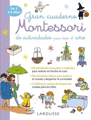 GRAN CUADERNO MONTESSORI DE ACTIVIDADES PARA TODO EL AÑO | 9788419739988