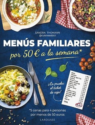 MENÚS FAMILIARES POR 50 EUROS A LA SEMANA | 9788419739797